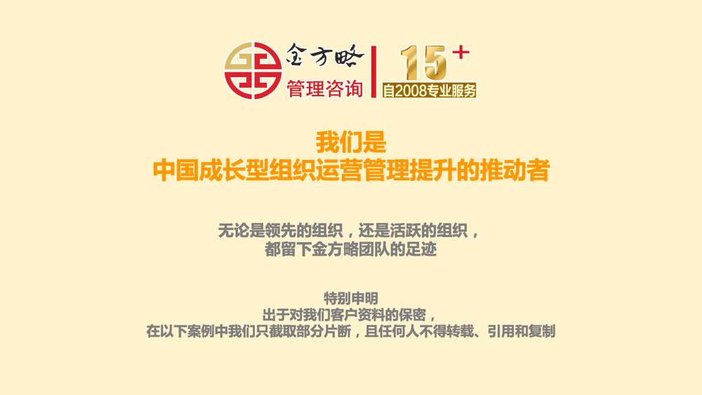 金方略咨询成功案例