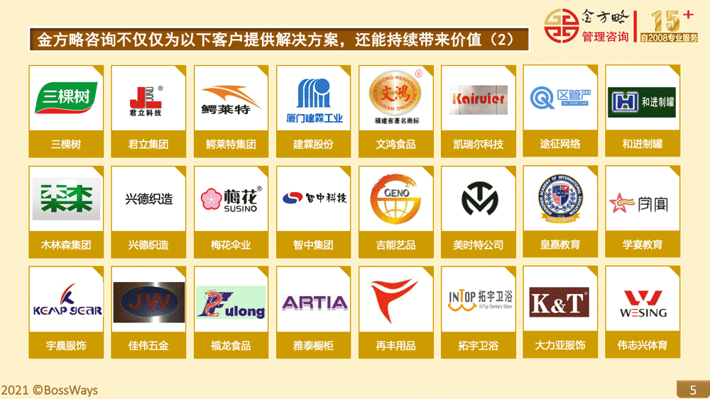 金方略咨询成功案例