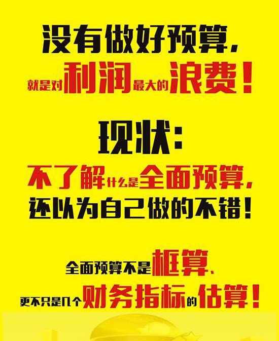 成长型企业全面预算解决方案