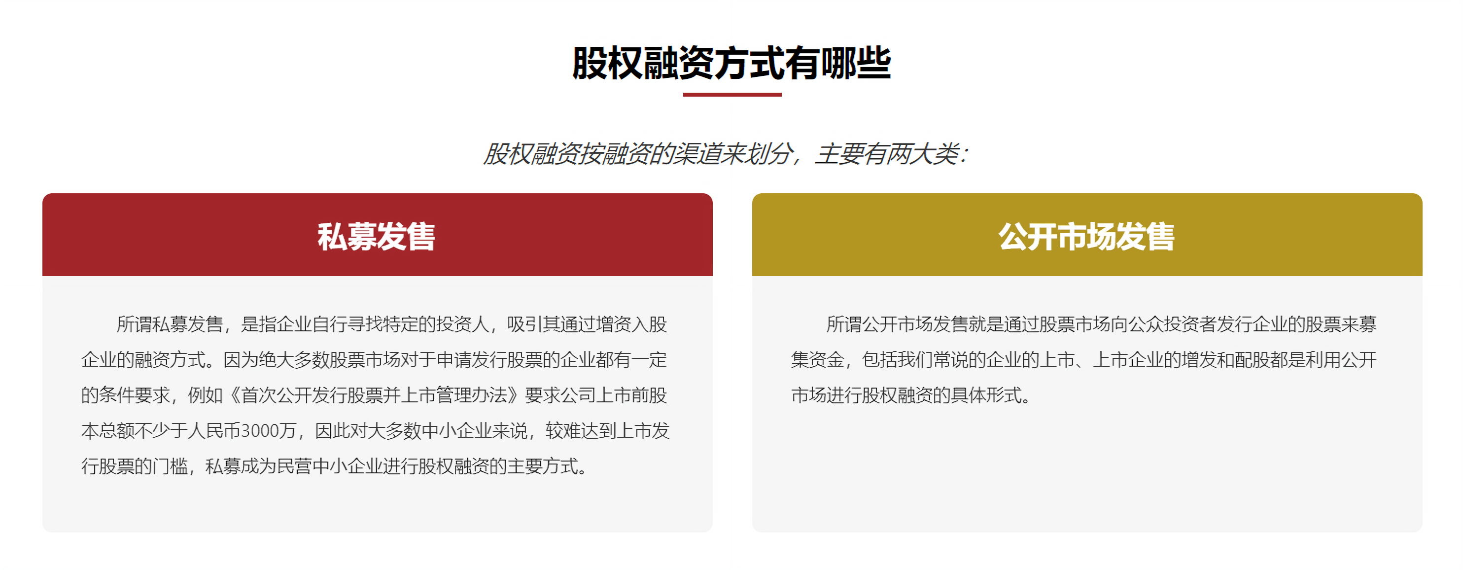 IPO上市前融资之股权融资
