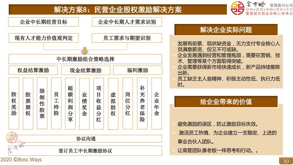 民营企业股权激励方案实务股权激励方案操作要点2022